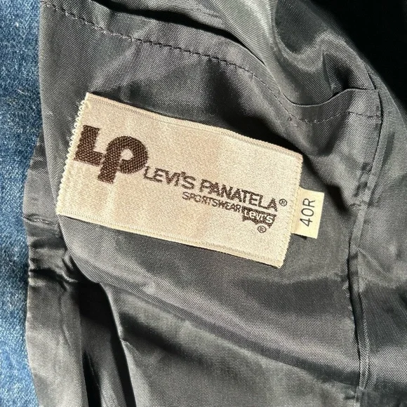 Levi's Blue Denim Blazer - Picture 8 of 9